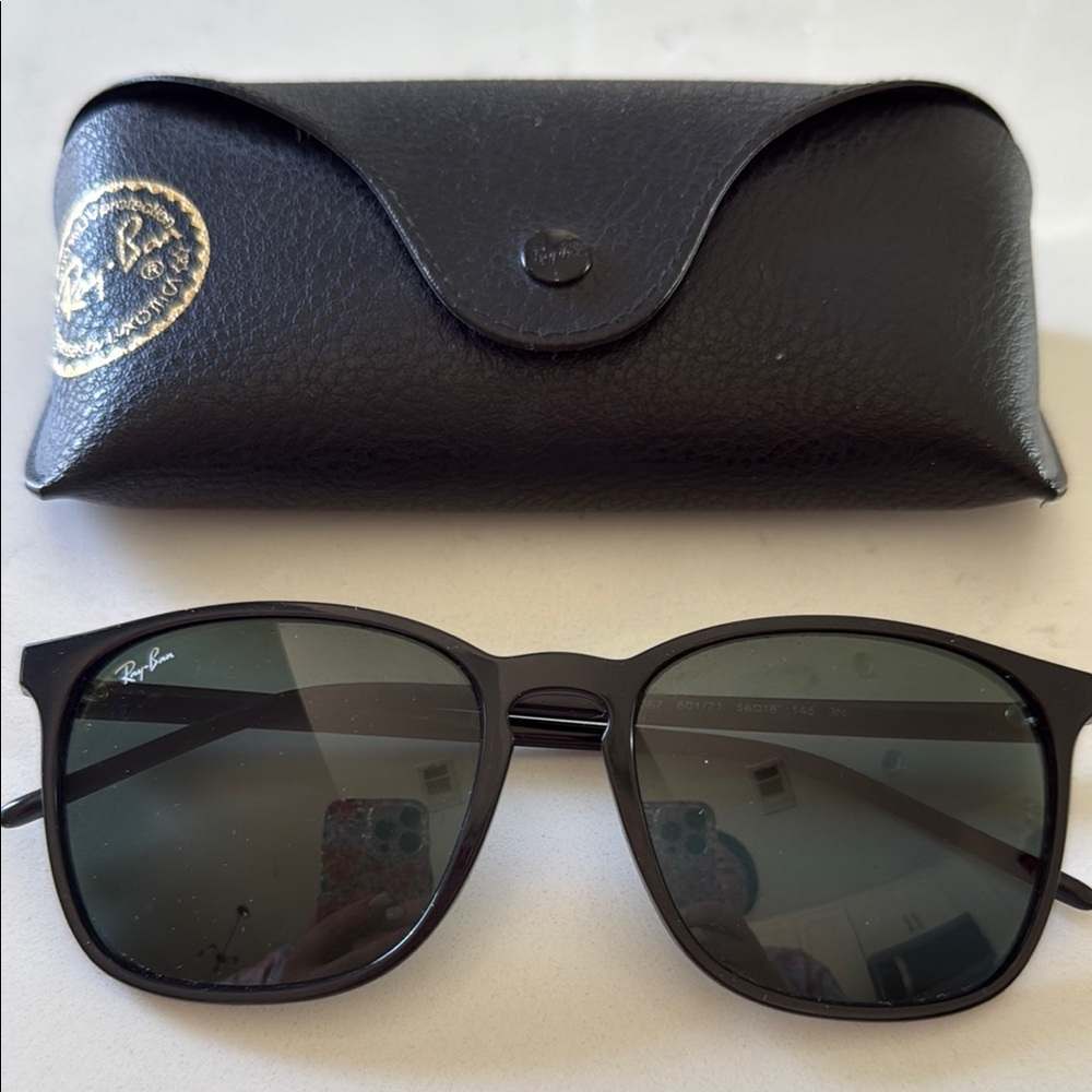 Ray-Ban Black Sunglasses with Case